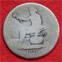 1876 Trade Silver Dollar - "Potty Dollar"