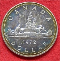 1972 Canada Silver Dollar - Proof Like
