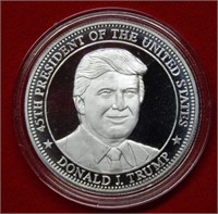 Donald Trump 1 Troy Ounce Silver Round