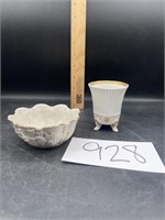 Lennox Bowl, Porcelain Vase (Spain)