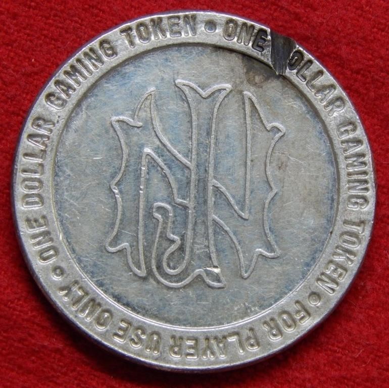 1993 Johnny Nolon Cripple Creek Silver Casino Chip