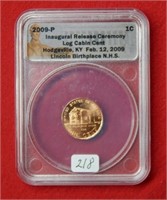 2009 Lincoln Cent ANACS Inaugural Release Ceremony