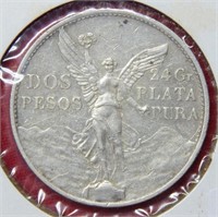1921 Mexico 2 Pesos