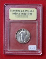 1930 Standing Liberty Silver Quarter Full Head ***