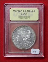 1884 S Morgan Silver Dollar    ***