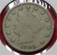1905 Liberty V Nickel