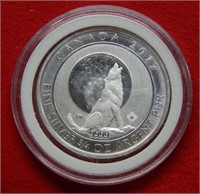 2017 Canada $2 3/4 Oz Silver -Plastic Holder