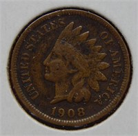 1908 S Indian Head Cent