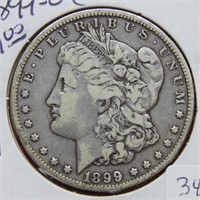 1899 O Morgan Silver Dollar Micro O