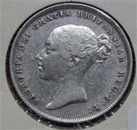 1838 Great Britain Shilling