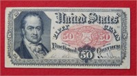 1875 US Fractional Note 50 Cent
