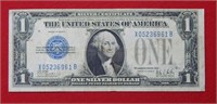 1928 B $1 Silver Certificate - Funny Back