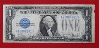 1928 B $1 Silver Certificate - Funny Back
