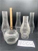 Oil Lamp Chimneys, and other