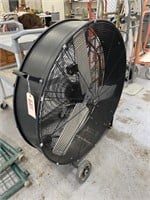 Utilitech Stand Up Shop Fan on Rollers 2-Speed
