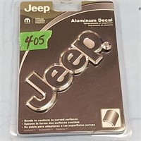 Jeep Aluminum decal (New)