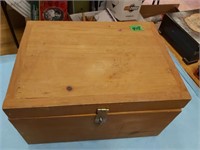 14.5"x11"x8" deep Wood storage box