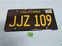 REpro California Licence plate