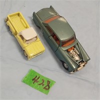 Matchbox truck & Dinky toy car