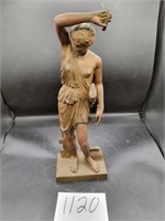 Vintage Metal 1958 Statue 18"