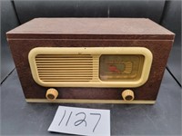 Vintage AM  Philco Radio 13x7x7-Works!