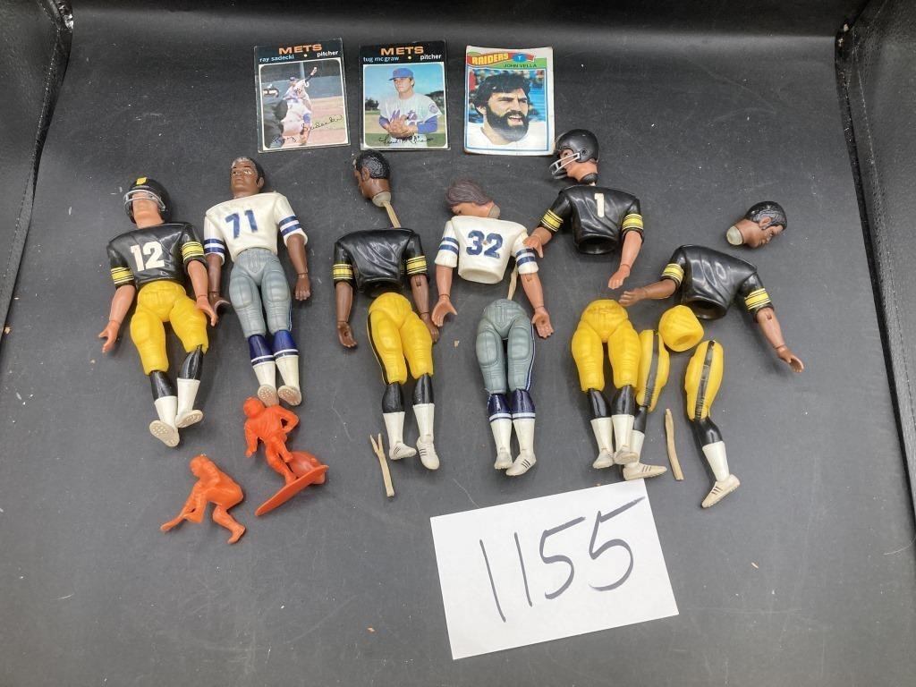 Vintage NFL Posable Players