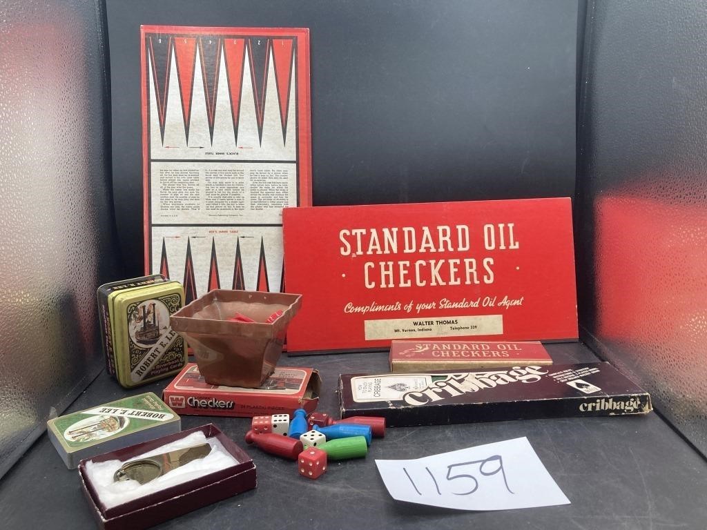 Standard Oil Checkers- Walter Thomas, Mt Vernon,