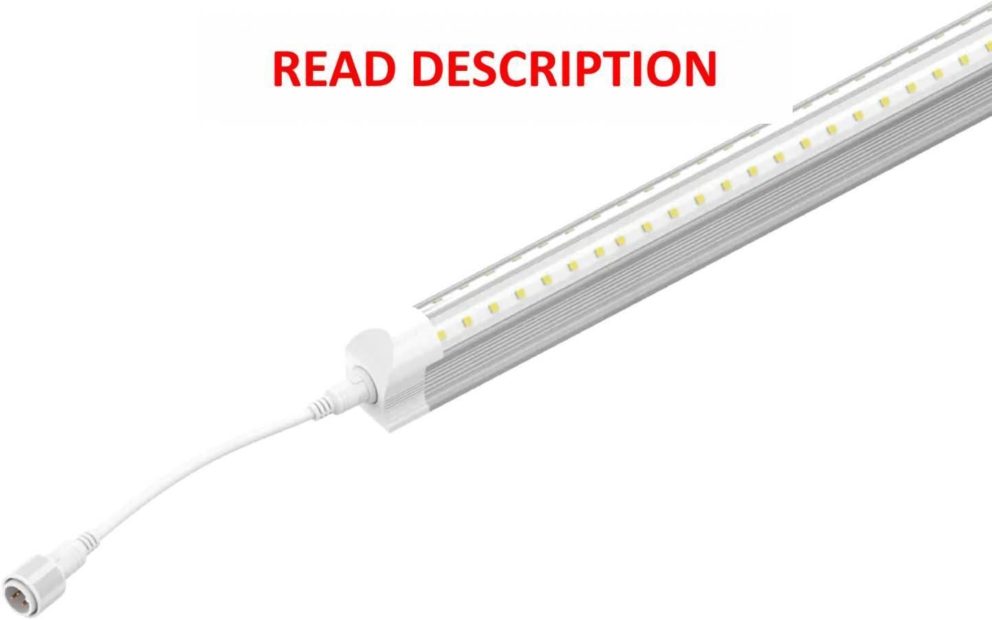 40W T8 6ft LED Freezer Tubes  5000K  4800Lm