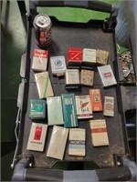 Lot of Vintage Tobacco Tins & Cigarette Packs