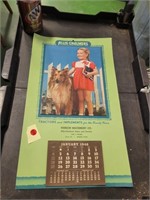 Allis Chalmers 1948 Advertising Calendar