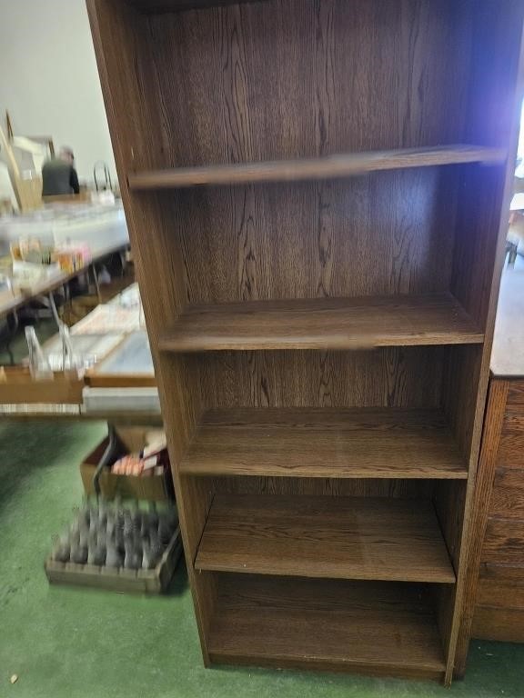 5 Tier Wooden Bookshelf