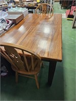 Wooden Dining Table w/ 2 Chairs -