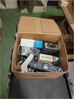 Lot of Vintage Cameras, Bulbs