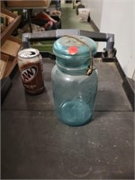 Bail Top Blue Ball Canning Jar