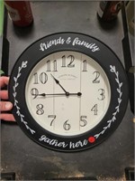 Sterling Noble Friends Family Clock