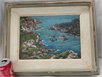 K. Chu 1966, California? Impressionist Seascape
