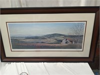 Ray Hill print signed and numbered 302/950 framed