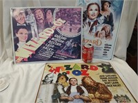3 Tin Wizard of Oz  signs look at pictures