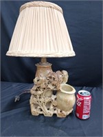 Soapstone Lamp, unusually Large soapstone lamp