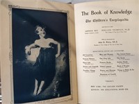 1917 set of The Book of Knowledge Encyclopedia,