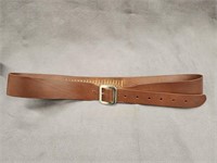Leather holster belt with bullets.   Pick up