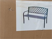 Metal bench new in box