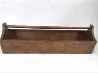 Antique Wood Handled Tool Box