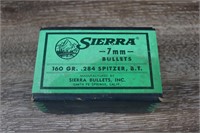 Sierra 7mm Spitzer bullets