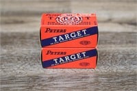 2 Boxes of Peters Target .22 LR