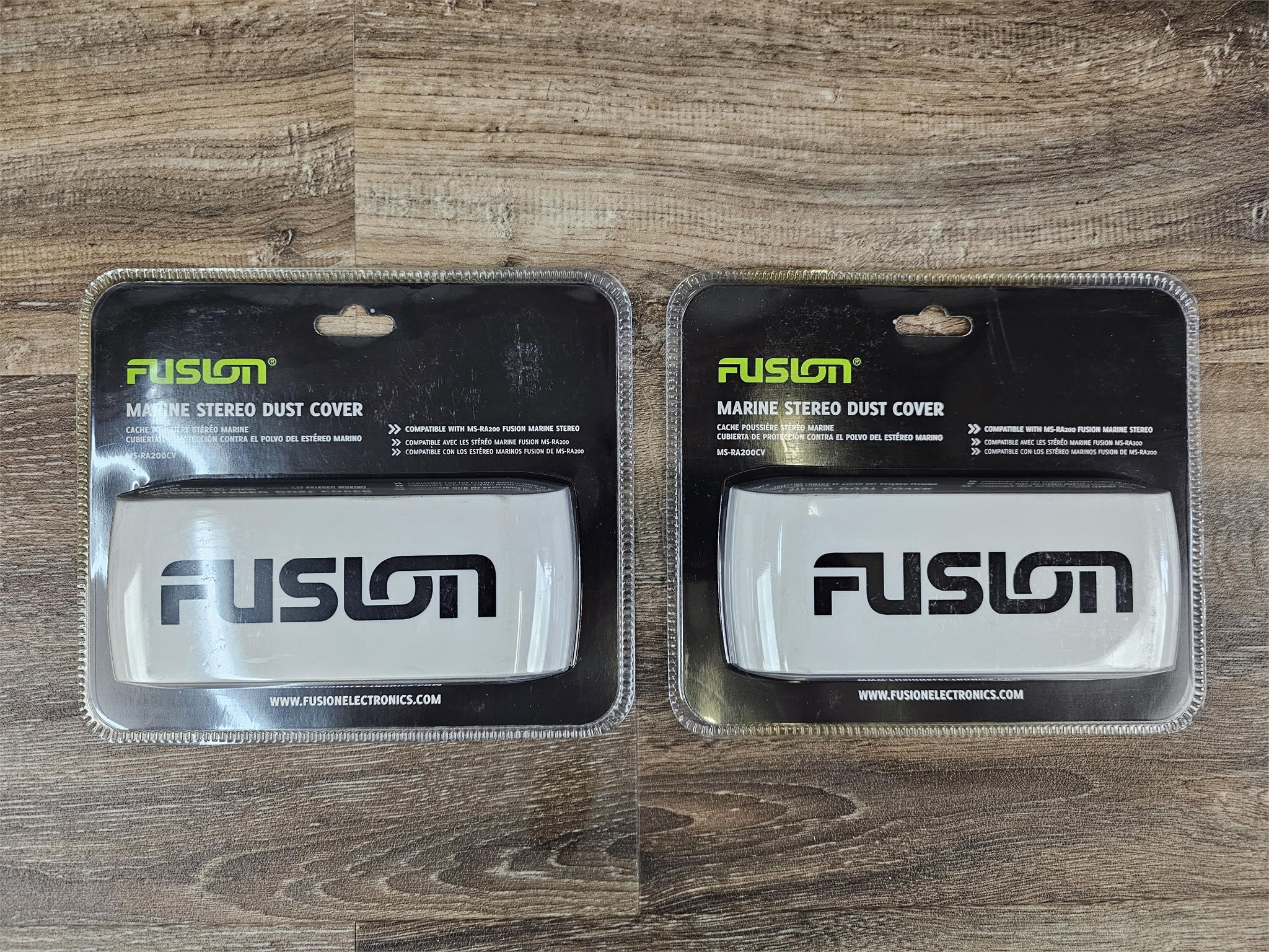 Lot of 2 Fusion Marine Stereo Dust Covers