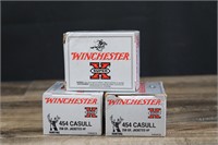 3 Boxes - Winchester .454 Casull