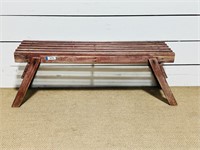 Painted Folding Bench