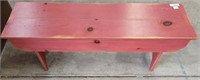 PAINTED PINE BENCH