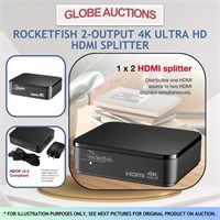 ROCKETFISH 2-OUTPUT 4K ULTRA HD HDMI SPLITTER